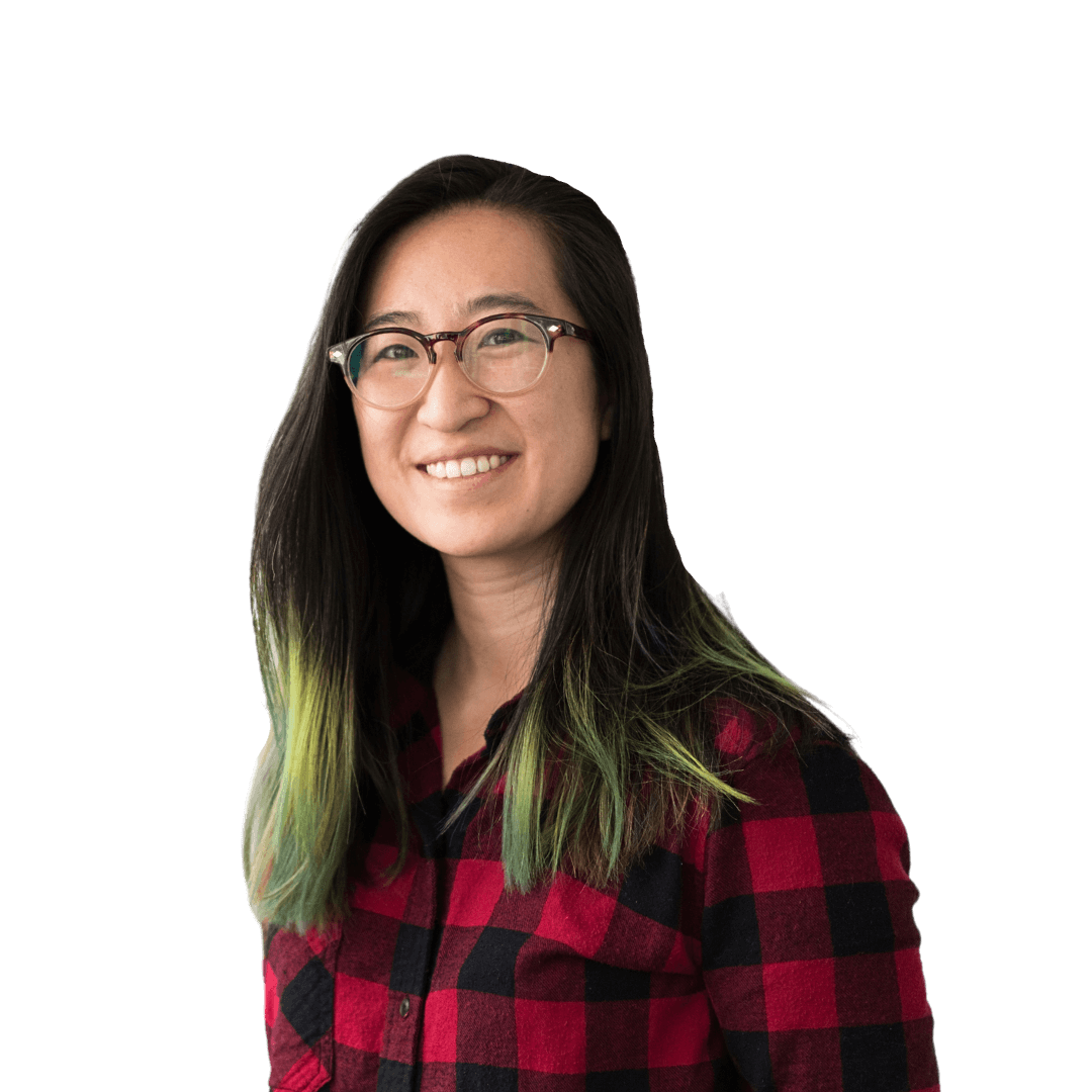 portrait of a designer smiling
