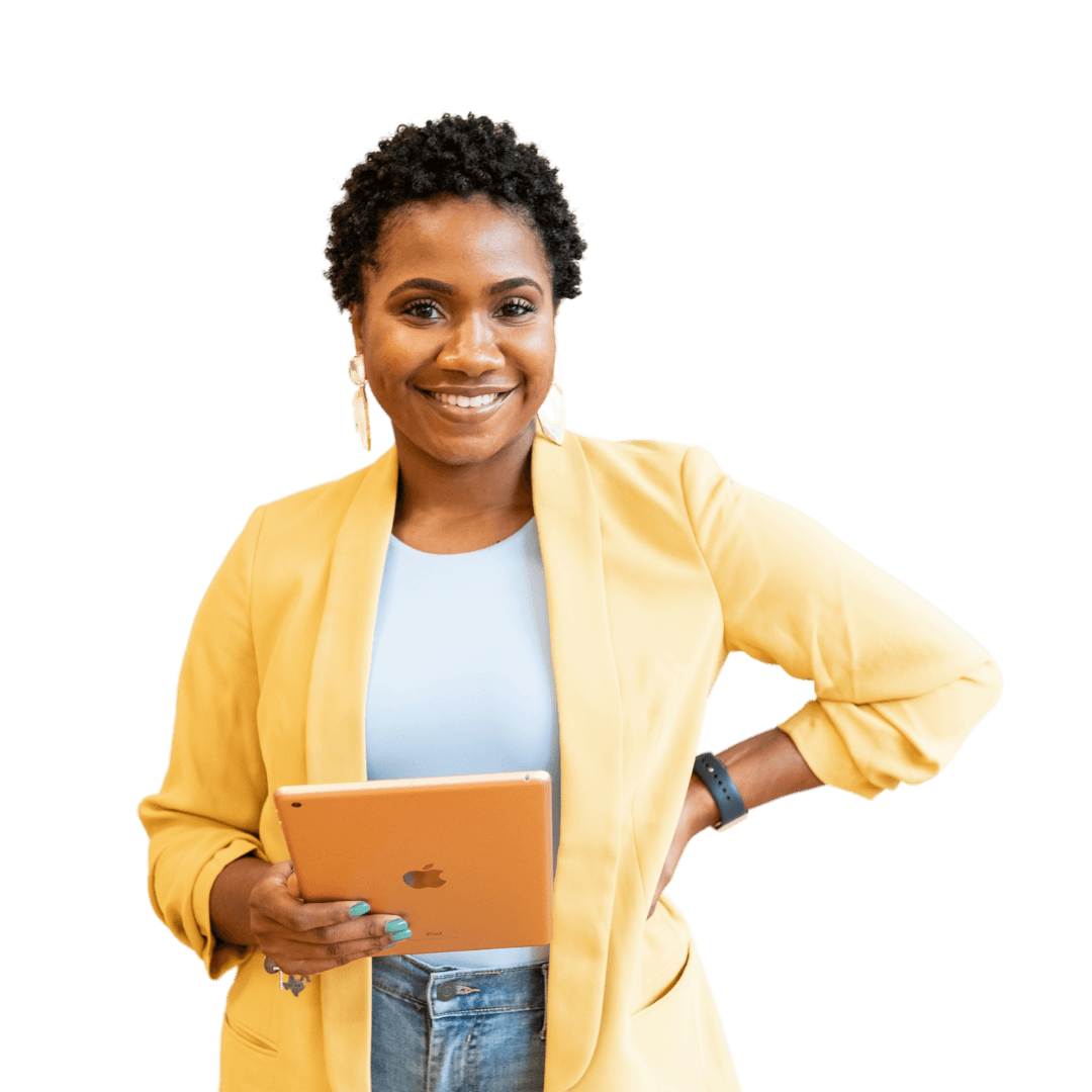 portrait of a project manager smiling